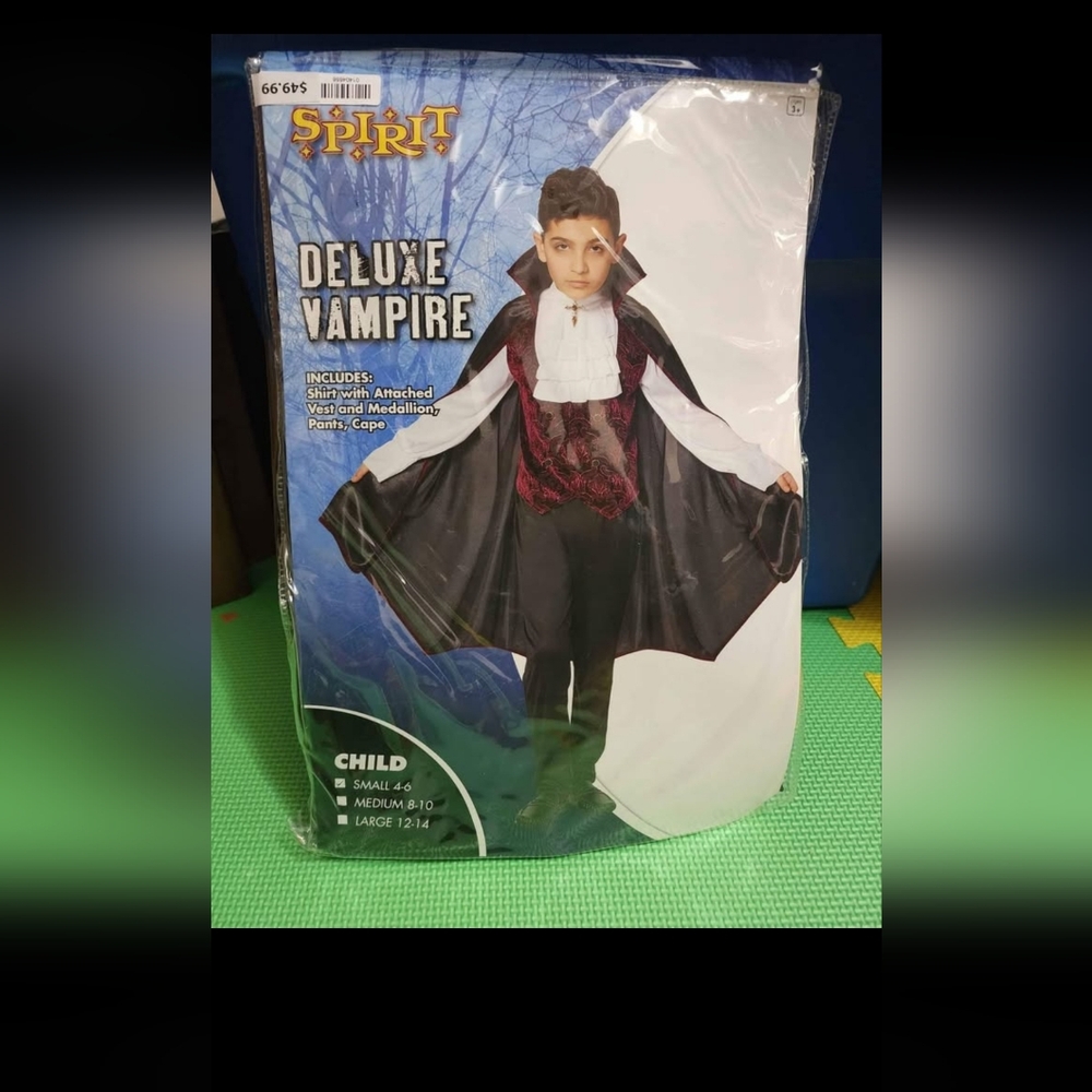 Spirit Halloween Child's Deluxe Vampire Costume